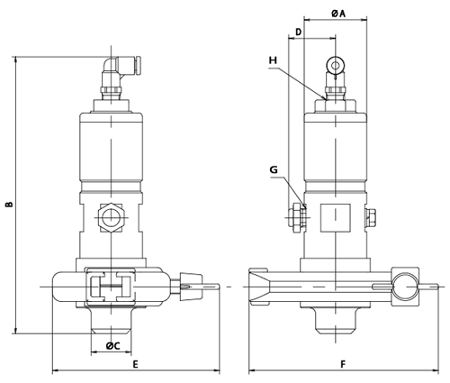 エクセン ステンレスノッカー（ヘルールタイプ） RKVS15-F RKVS20F